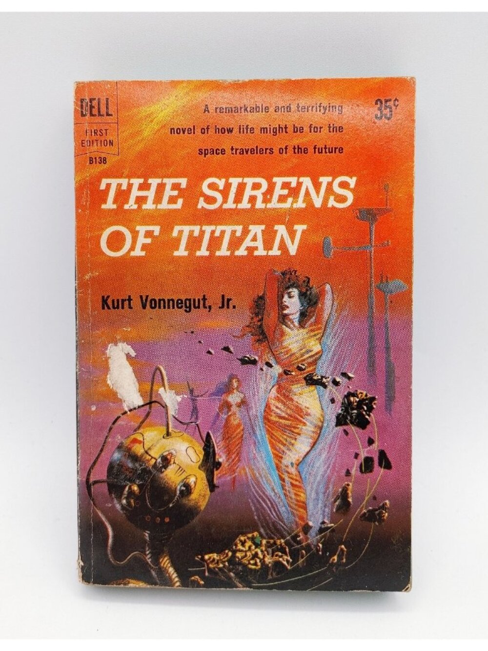 Kurt Vonnegut, Jr.  The Sirens of Titan Dell First Edition Printing 1959 Sci Fi